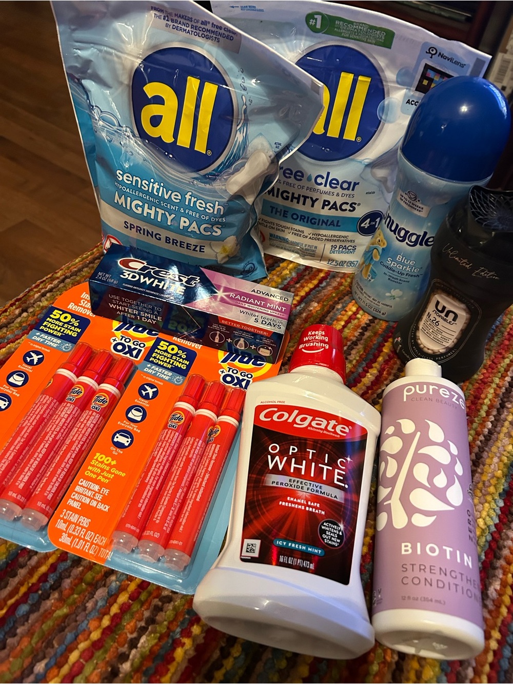 Colgate Tide Snuggle laundry and personal care bundle of 9 All new items
